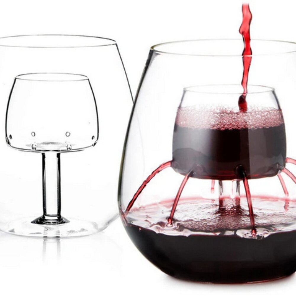 Chevalier Collection, Ltd Stemless Aerating Wine Glass